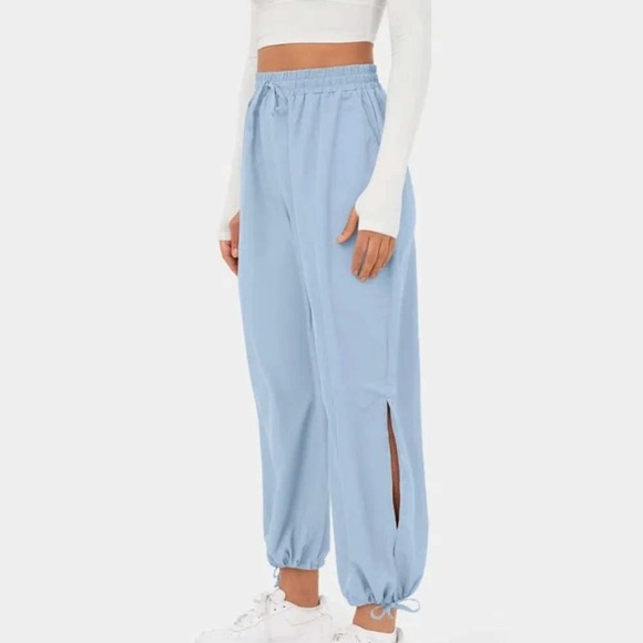 HALARA Pants - Halara Breezeful High Waisted Drawstring Hem Wide Leg Convert Jogger Pants NWT S